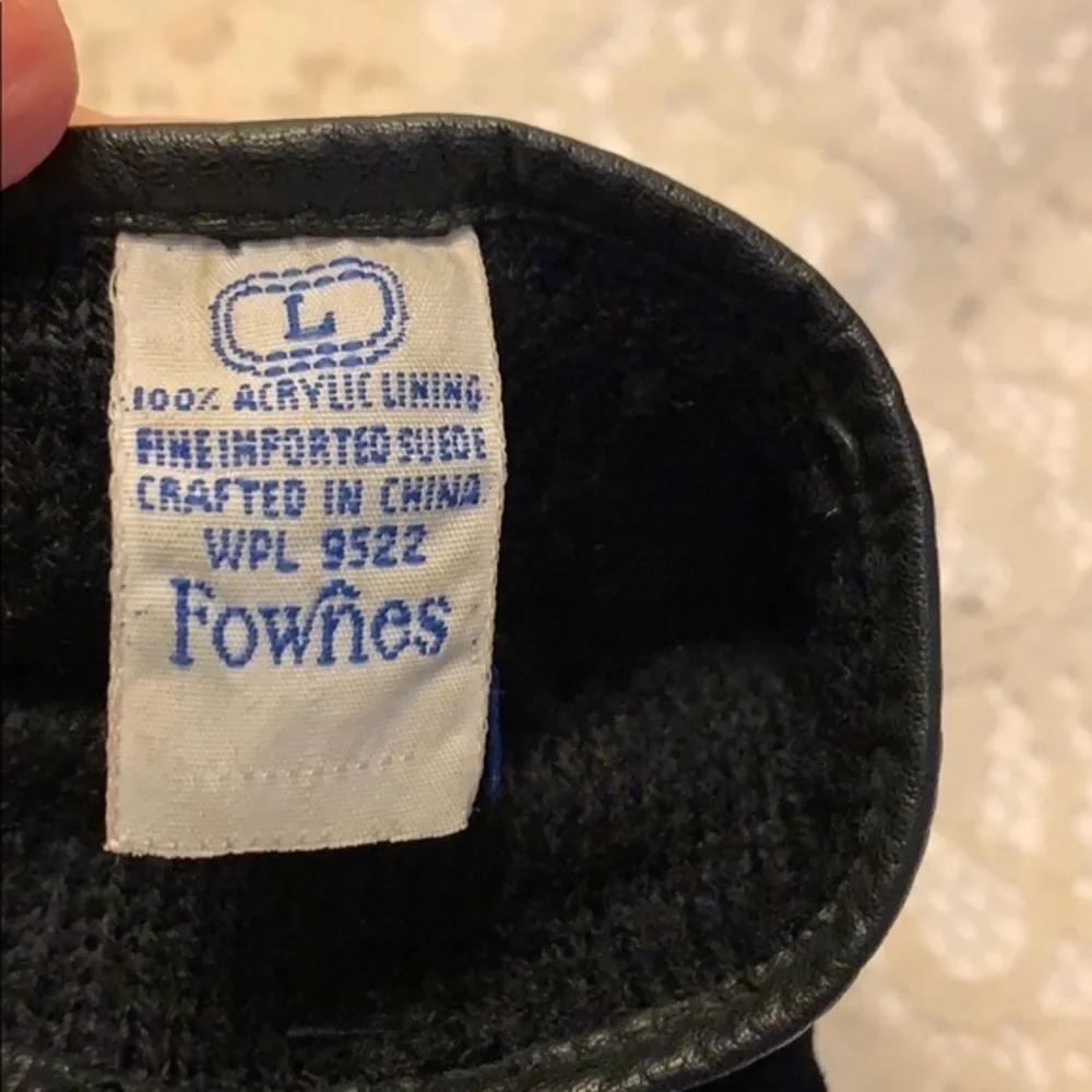 Vintage Fownes Suede Gloves pre Owned